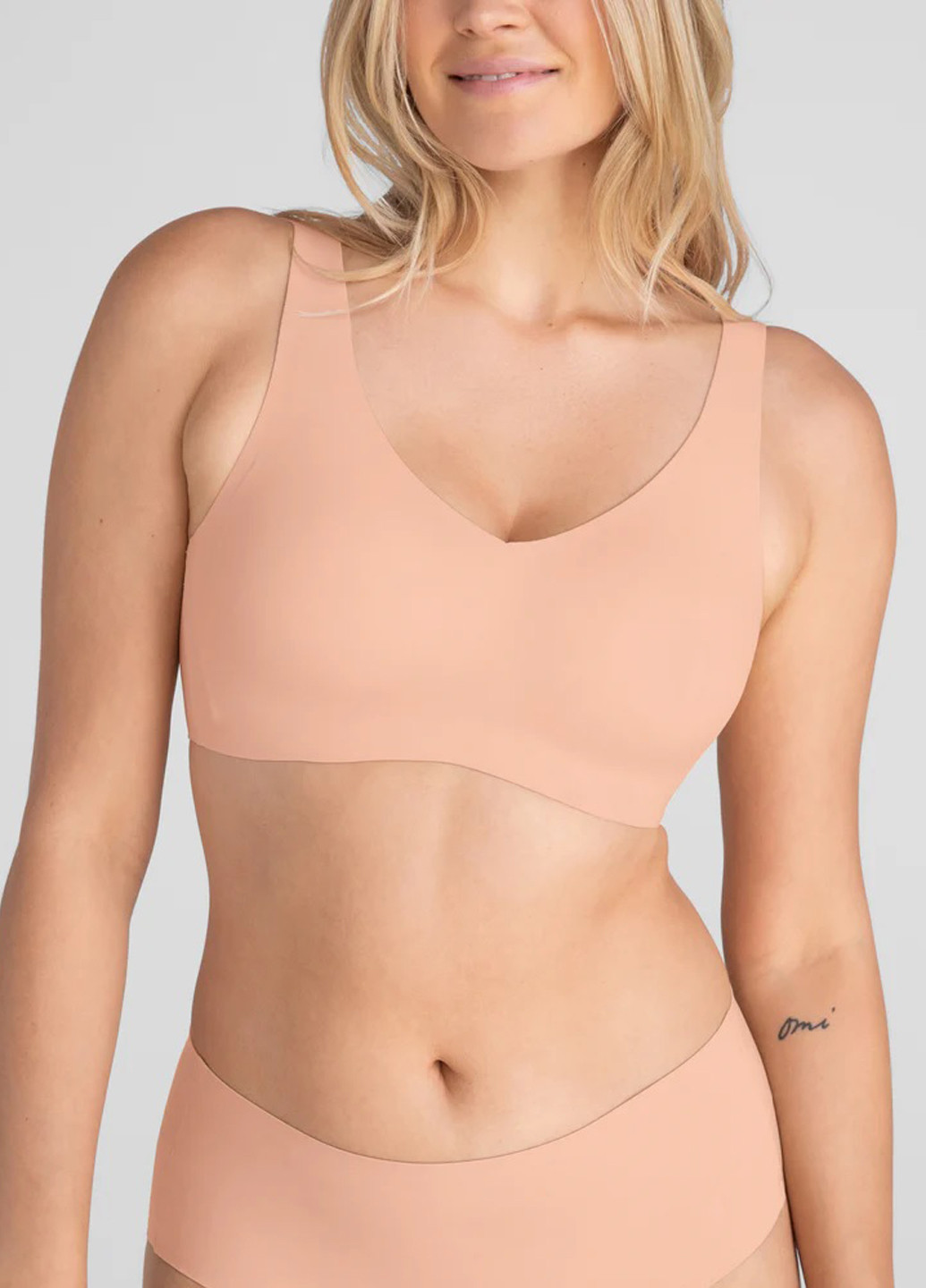 Персиковий топ бюстгальтер Honeylove без кісточок нейлон
