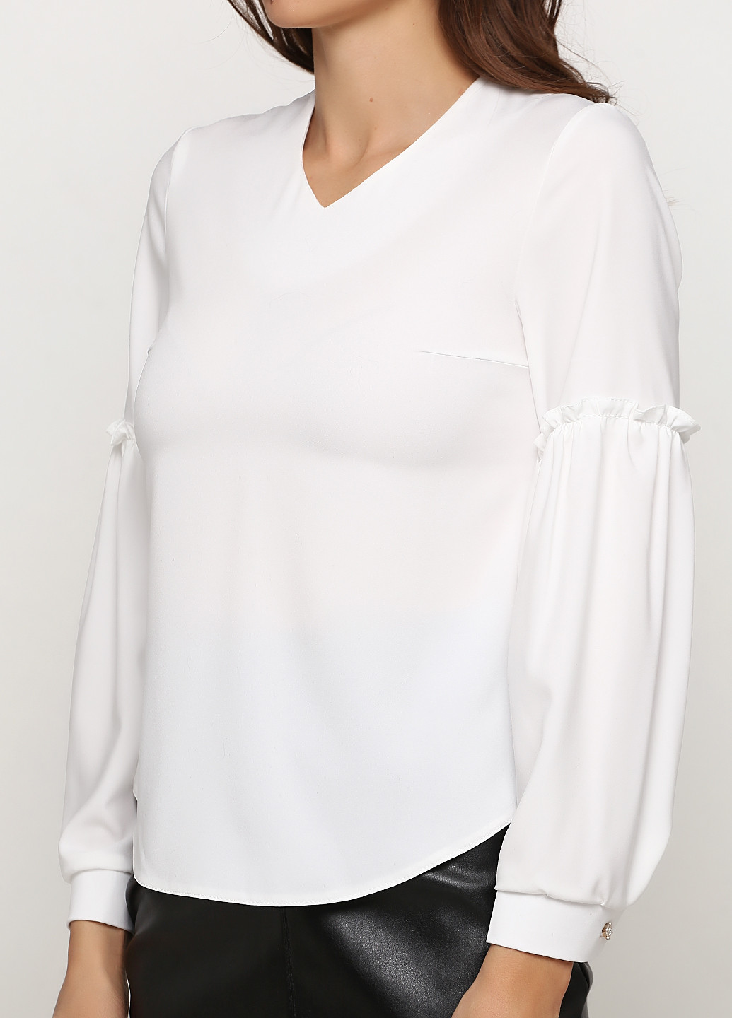 Белая блуза ZUBRYTSKAYA