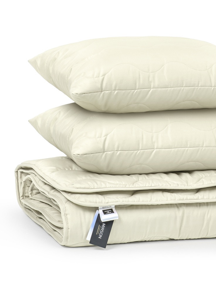 Одеяло Набор Eco-Soft всесезонный №1698 Eco Light Pink Одеяло + под (2200002655538) Mirson (254075801)