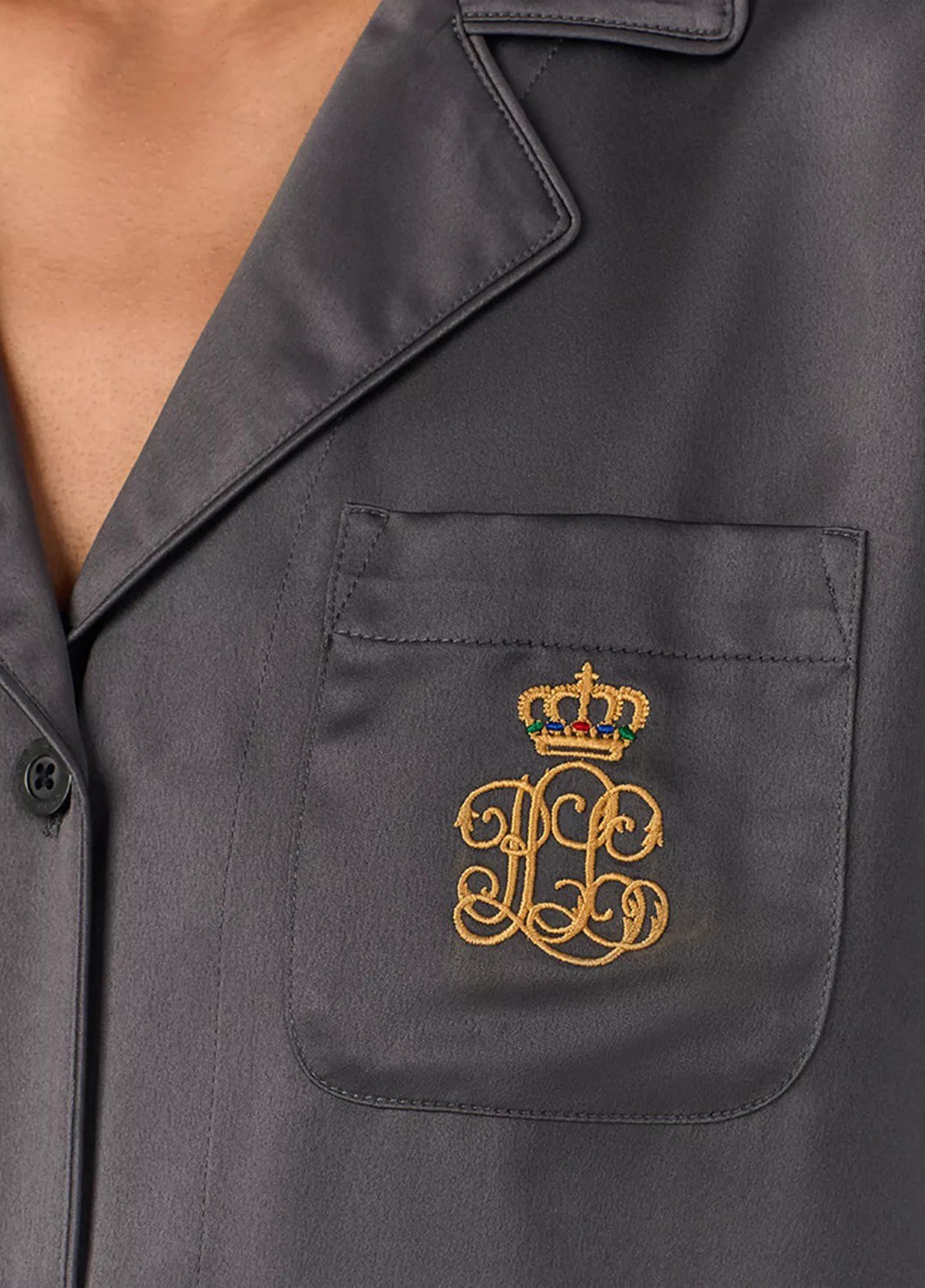 Темно-серая всесезон пижама (рубашка, брюки) рубашка + брюки Ralph Lauren