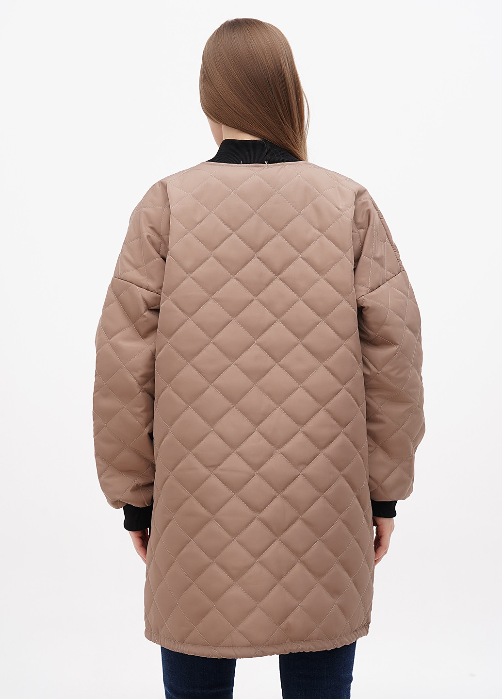 Бежевая демисезонная куртка Boohoo