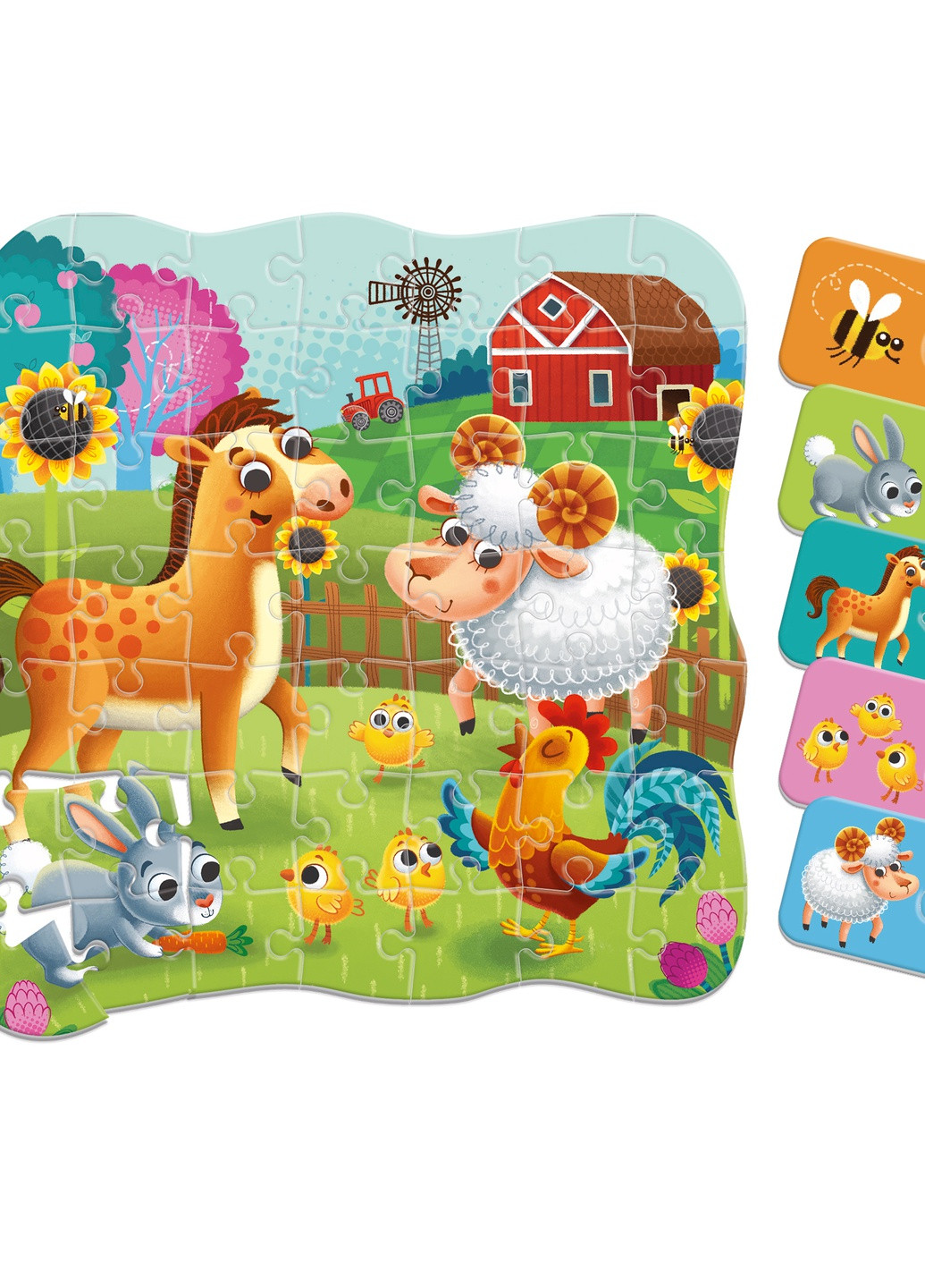 Пазлы в дой-пак упаковке 2 в 1 «Ферма» RK1140-05 Roter Kafer (255345024)