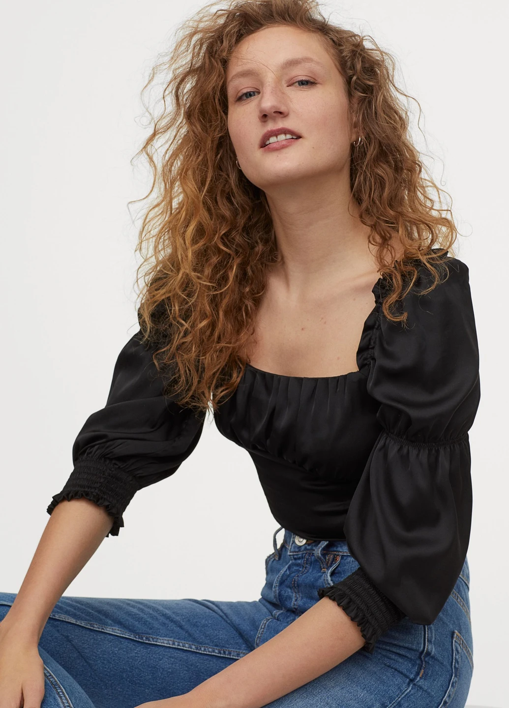Чорна блуза H&M