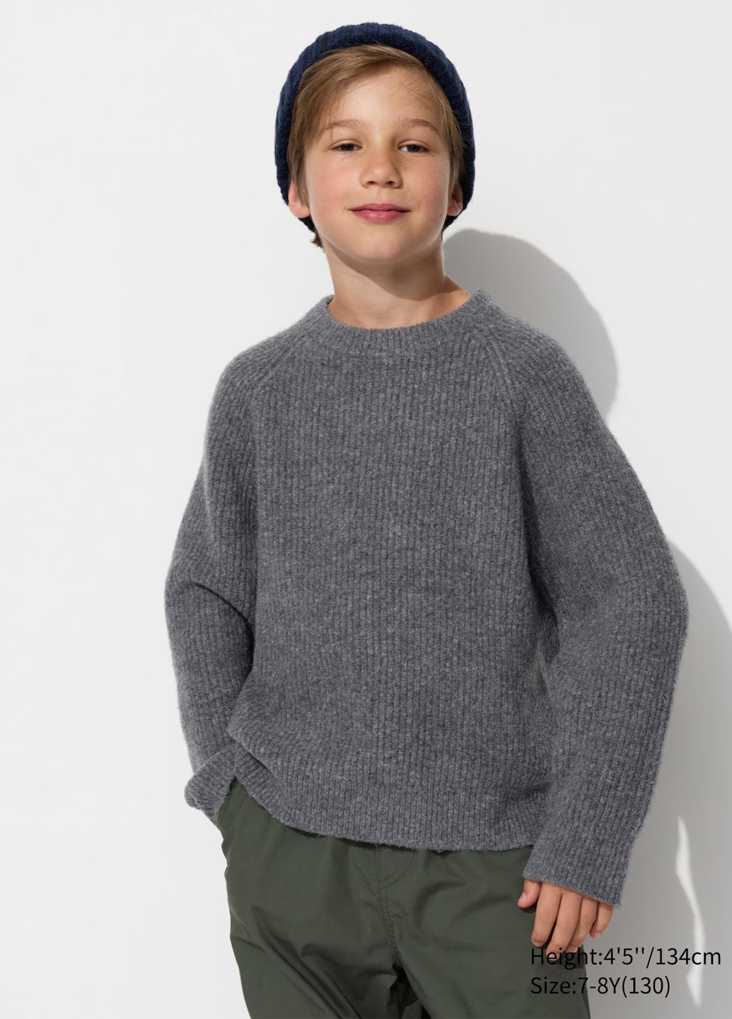 Сірий демісезонний джемпер джемпер Uniqlo