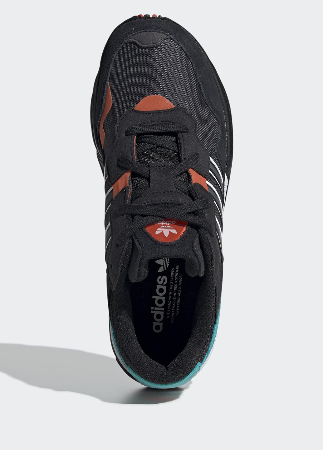 Черные всесезонные кроссовки adidas Yung-96