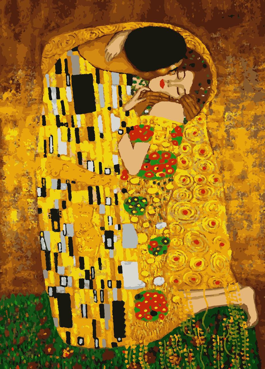 Картин по номерам "Густав Климт Поцелуй" 40*50 см No Brand (254583939)