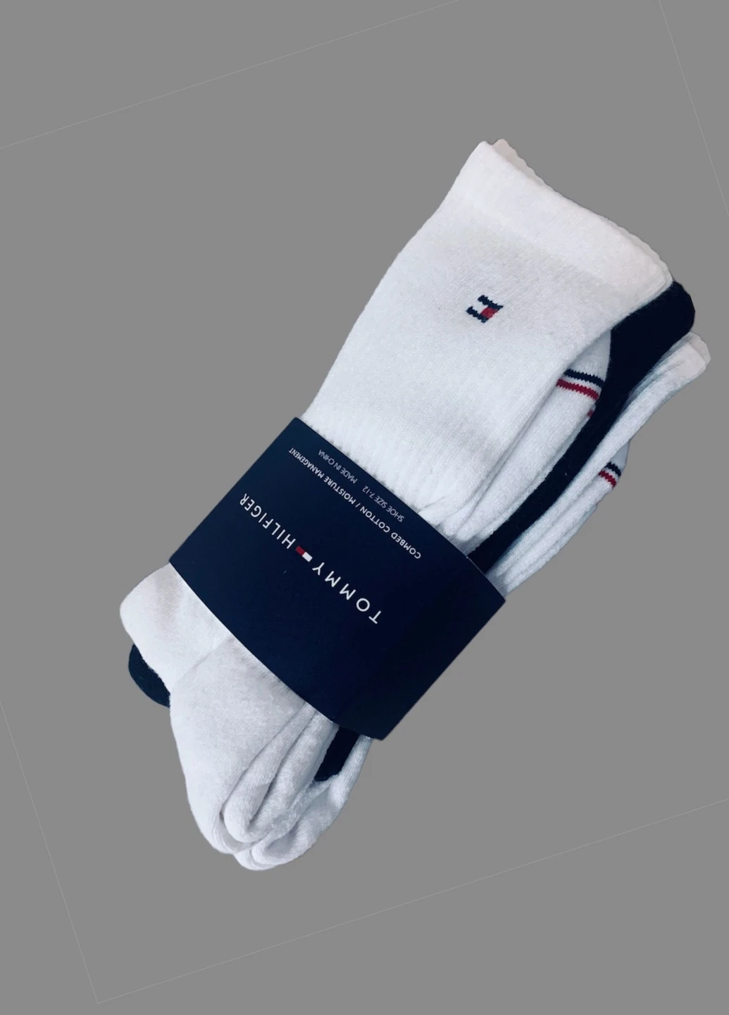 Белые носки 3 пары Tommy Hilfiger (256519541)