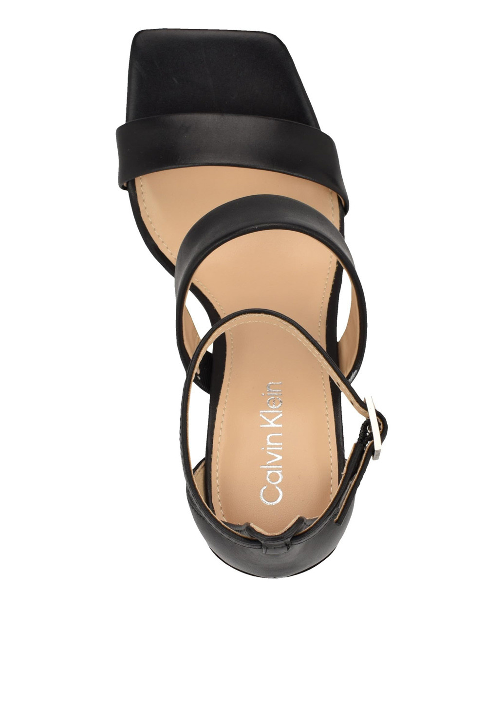 Черные босоножки Calvin Klein с ремешком