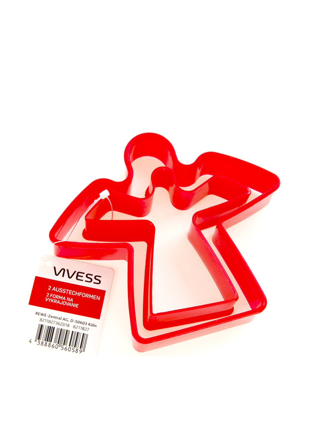 Форма для печенья (2 шт.), 12 см Vivess (194946539)