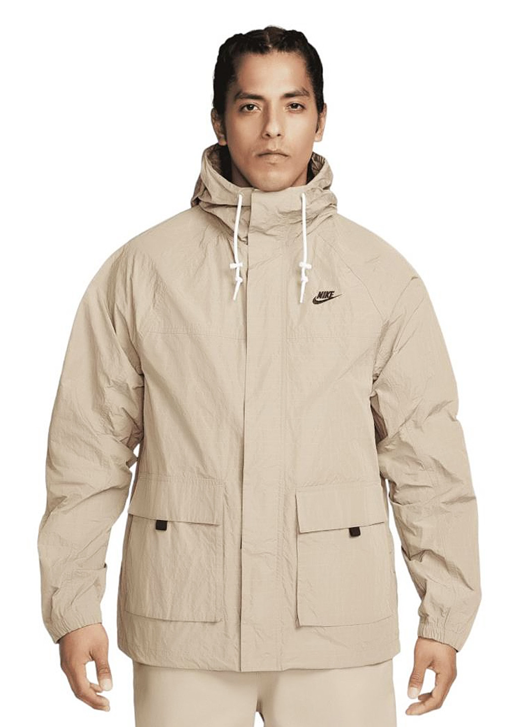 Бежева демісезонна куртка fn3108-247 Nike M Nk Club Bandon