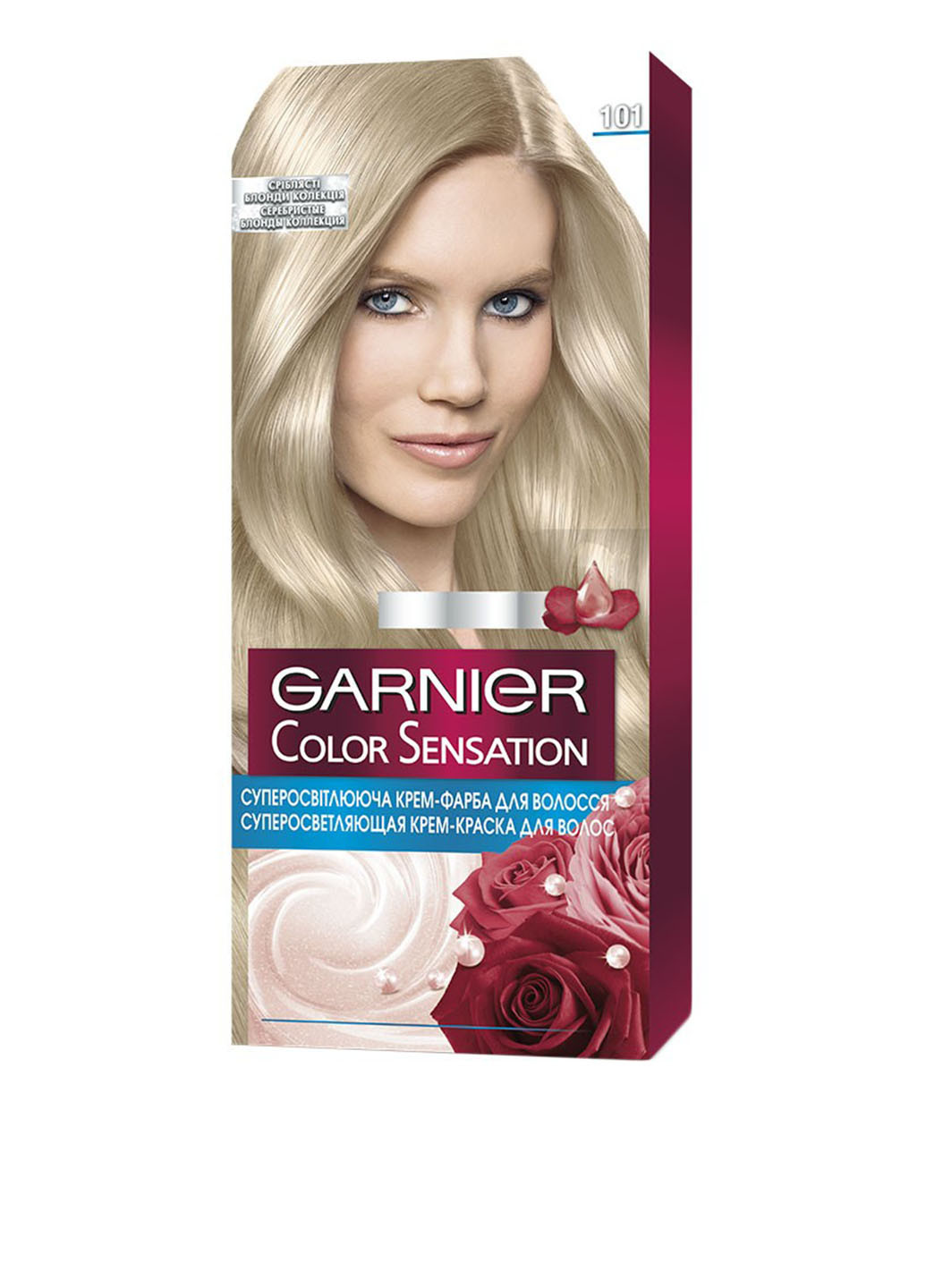 Крем-краска стойкая Color Sensation 101 (Платиновый ультраблонд), 40 мл Garnier (77022405)