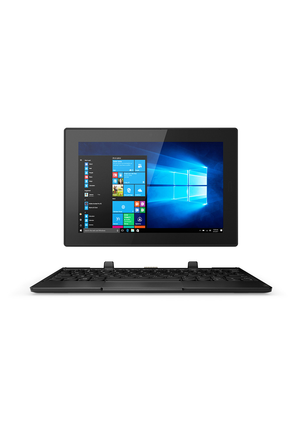 Планшет Lenovo tablet 10 wifi 4/64gb black (20l3000rrt) (132703760)