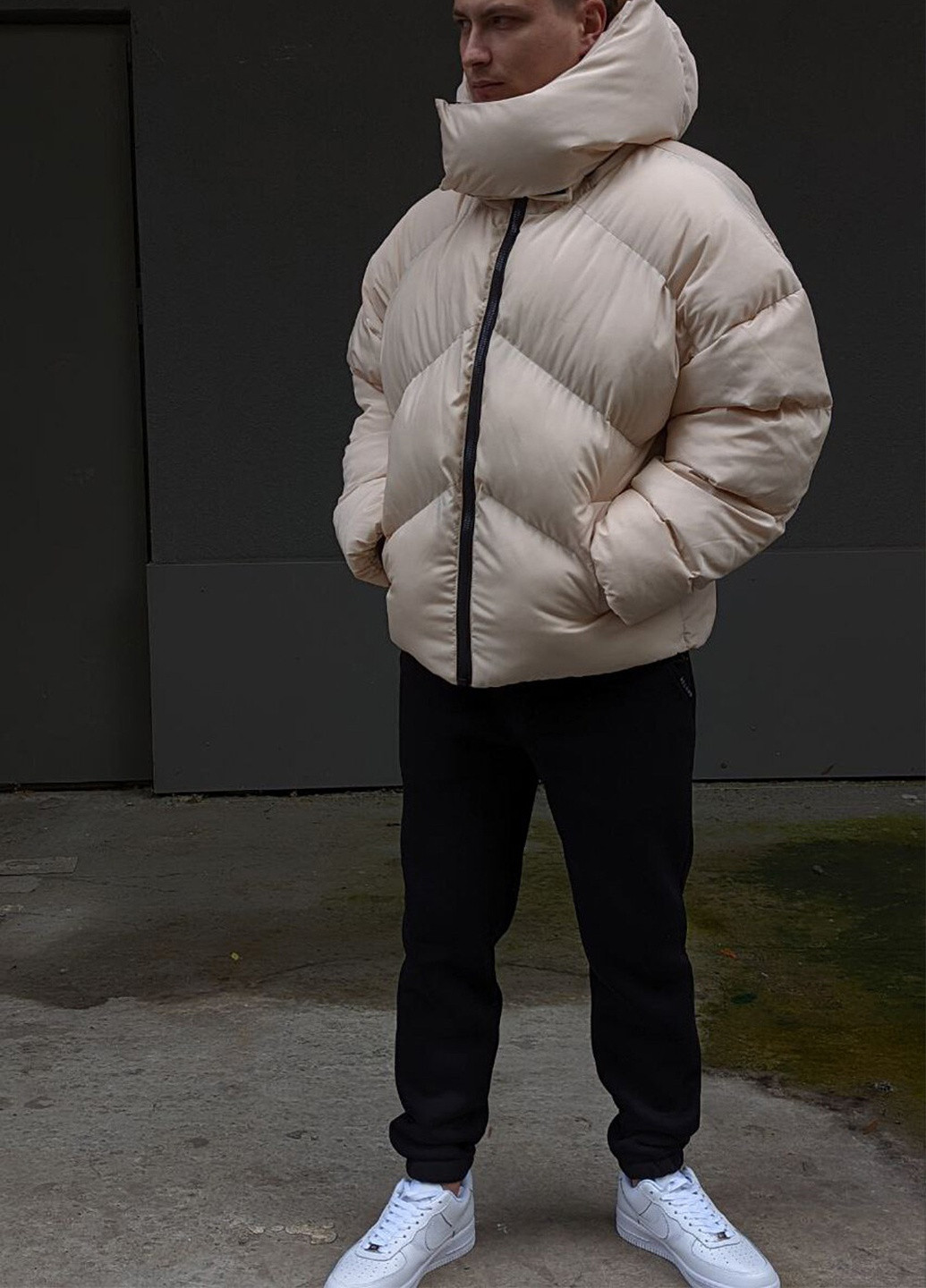 Розовая зимняя оверсайз зимняя куртка quadro VDLK