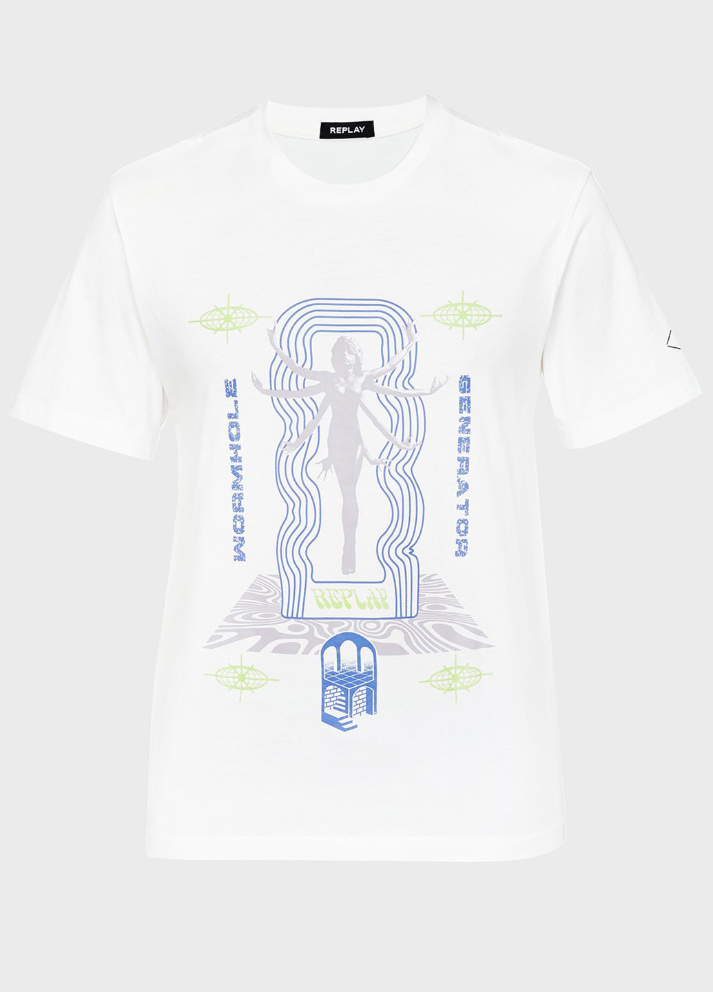 Белая футболка Replay