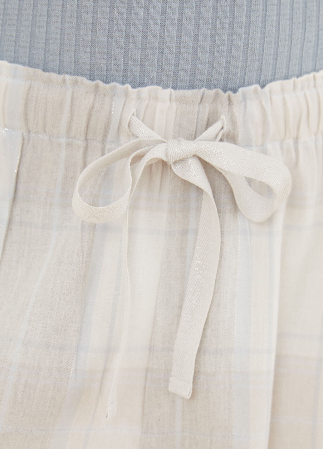 Серые домашние демисезонные прямые брюки Women'secret