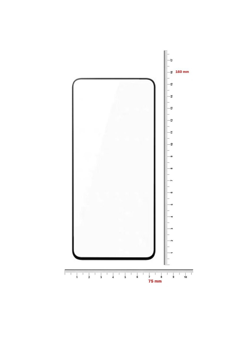 Стекло защитное Xiaomi Mi 11 Lite Black (706909) BeCover (252370175)
