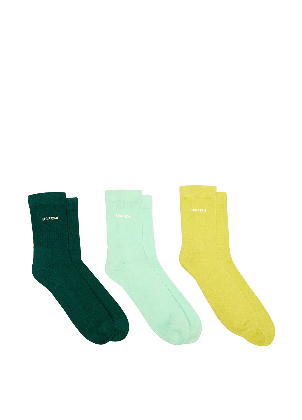 Комбіновані шкарпетки (3 пари) UNITED4 логотипи (329038197)
