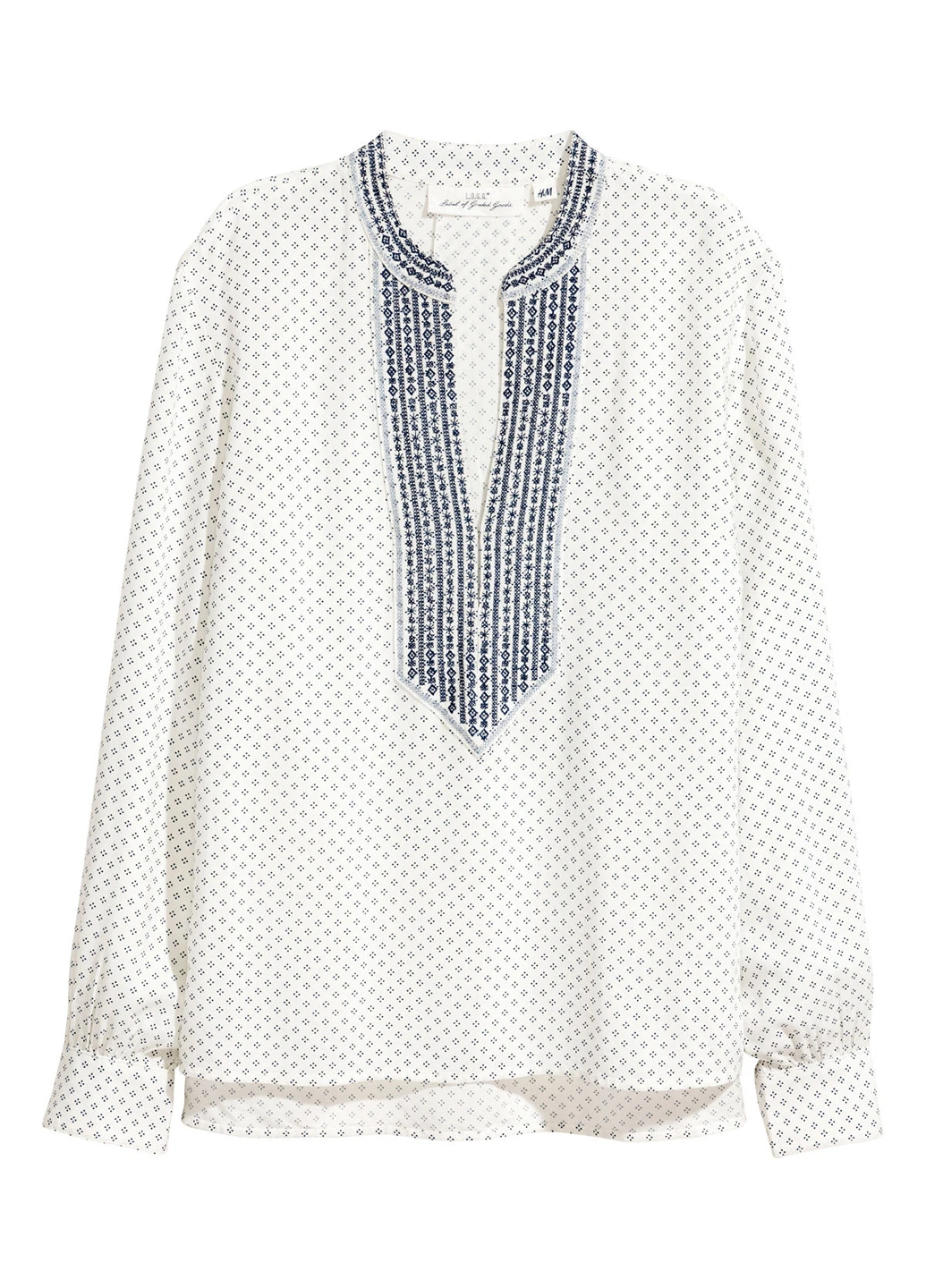 Молочна блуза H&M