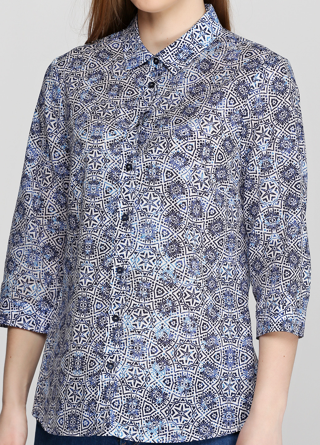 Синяя демисезонная блуза ZANETTI 1965