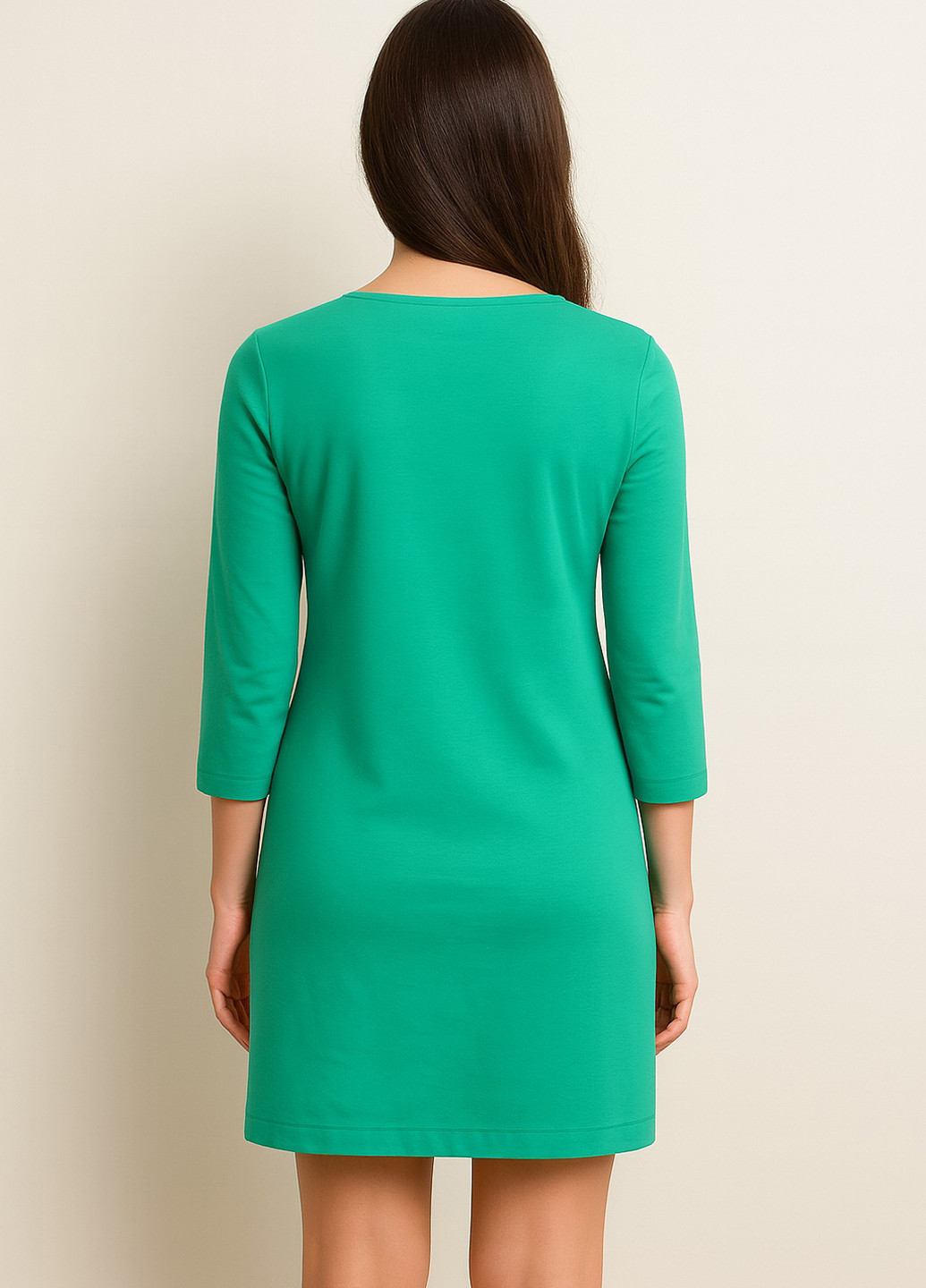 М'ятна кежуал сукня а-силует Sassofono однотонна