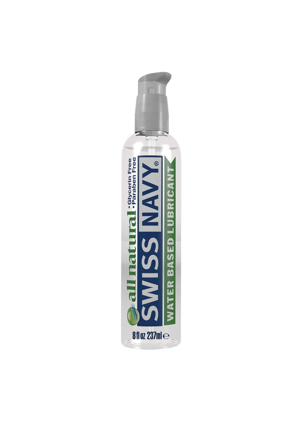 Лубрикант на водній основі для чутливої шкіри All Natural 237 мл Swiss Navy (253932264)