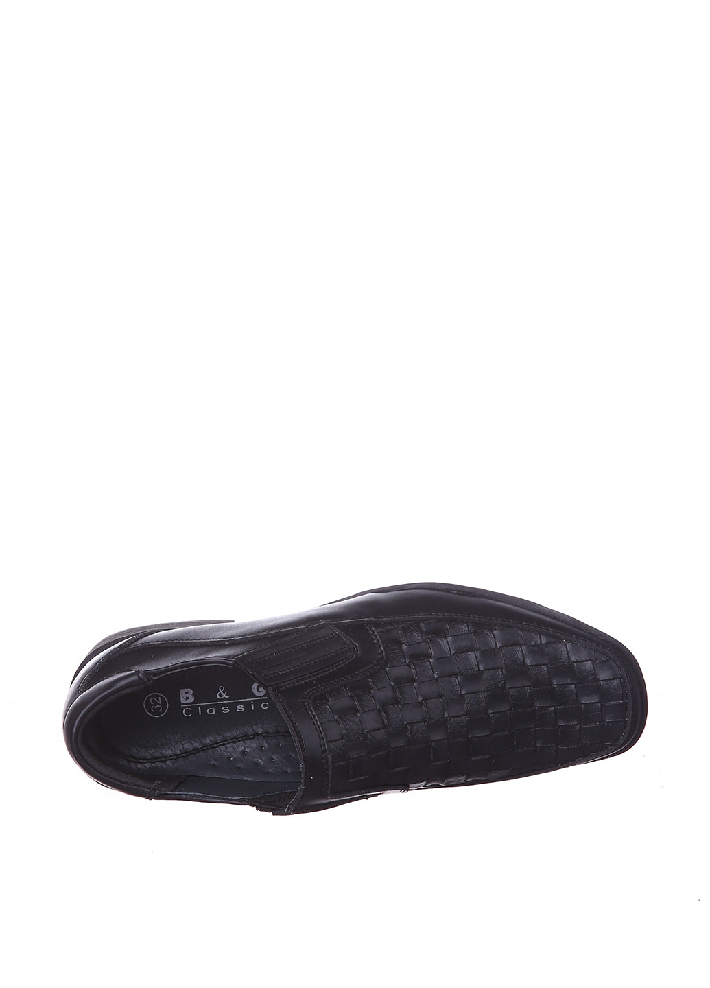Черные туфли на резинке B&G Fashion