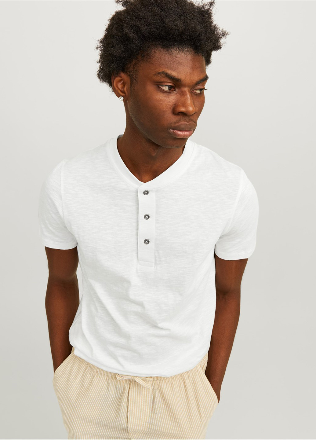 Біла футболка Jack & Jones