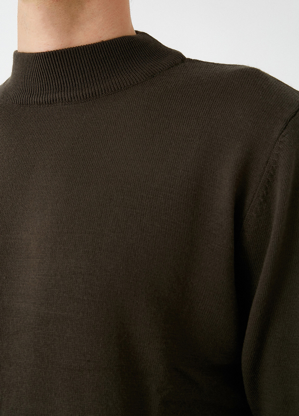 Оливковий (хакі) демісезонний светр KOTON
