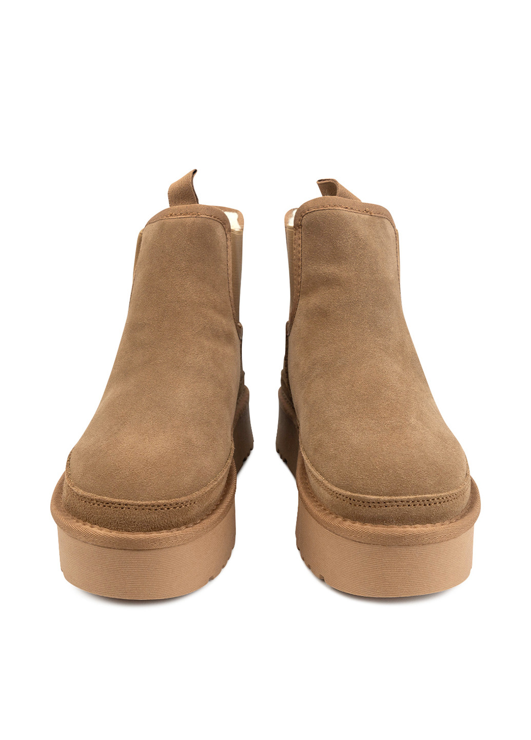 Зимние ботинки ALLSY без декора из натуральной замши