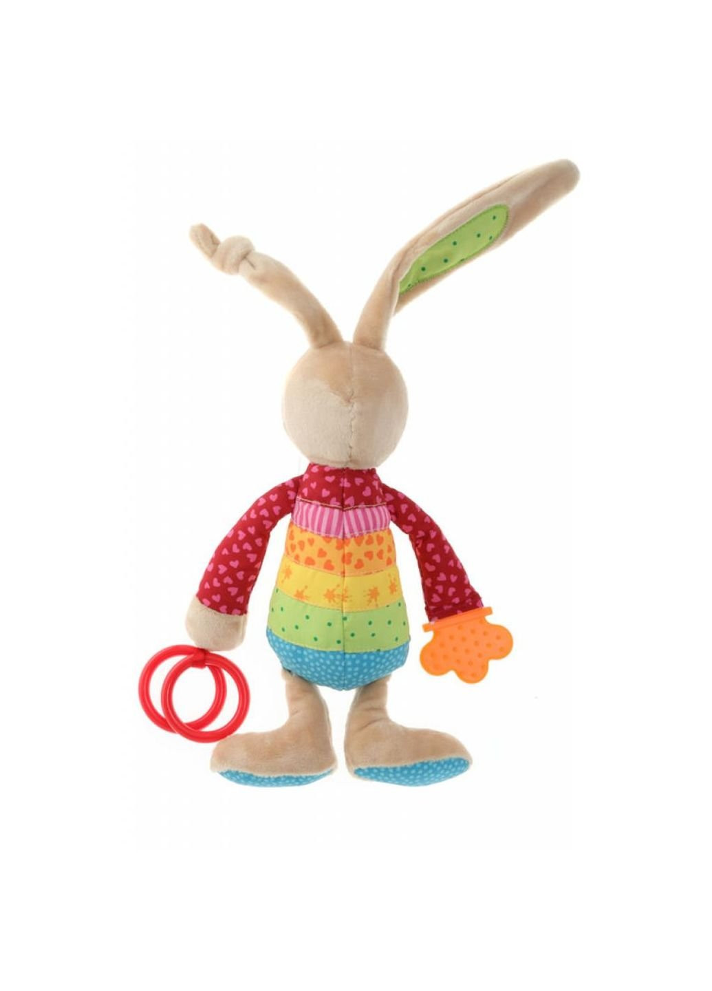 Мягкая игрушка Кролик с погремушкой 26 см (41419SK) Sigikid (252248497)
