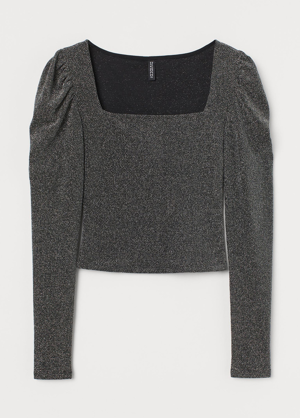Темно-серая демисезонная блуза-топ H&M