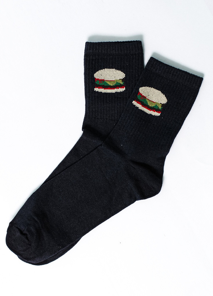 Женские носки Бургер и картошка LOMM высокие (212242377)