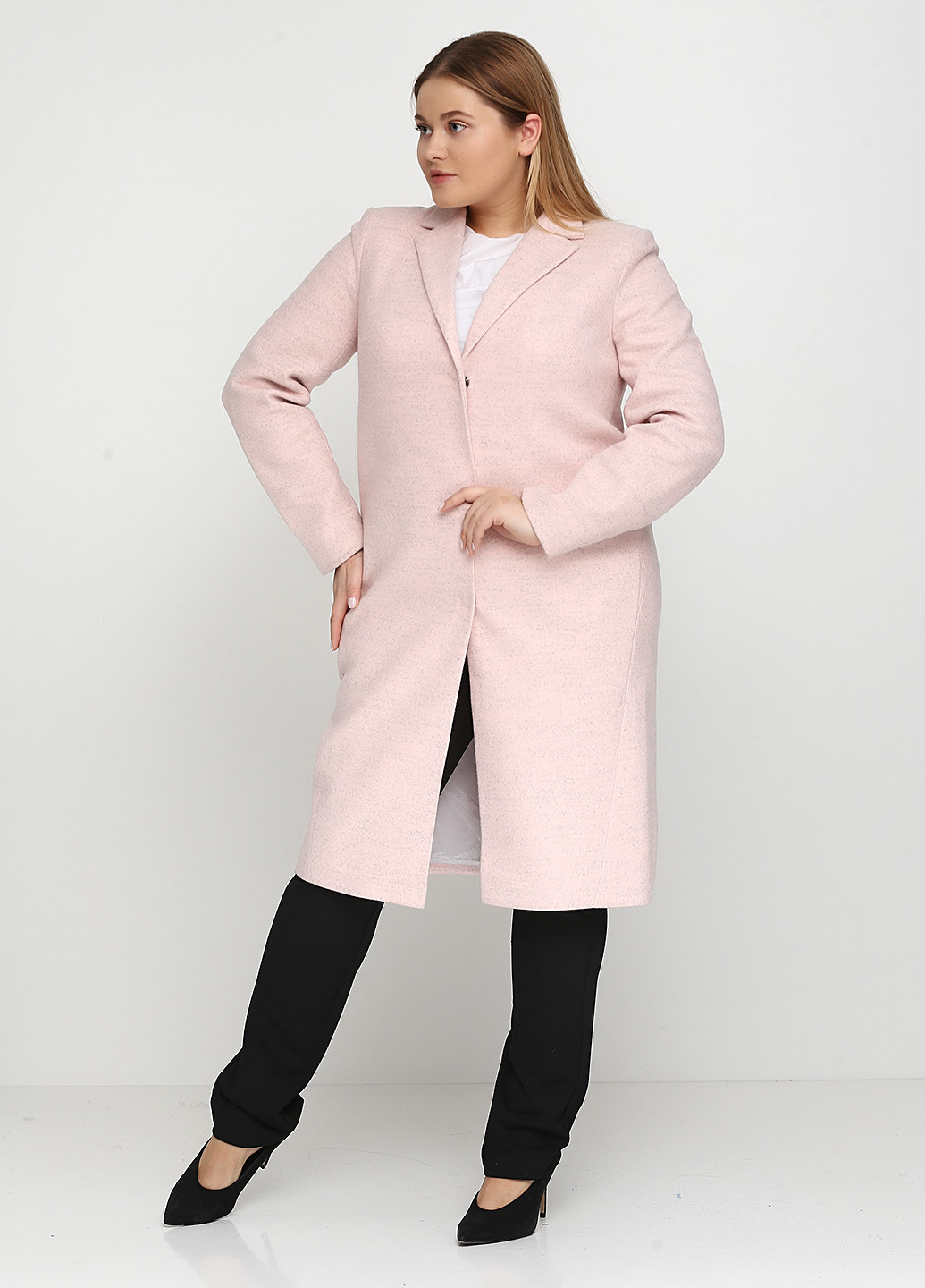 Светло-розовое демисезонное Пальто PUBLIC&PRIVATE by Madame Cherie