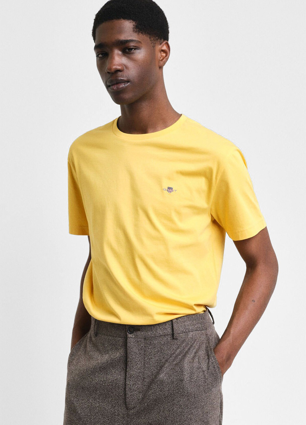 Жовта футболка Gant