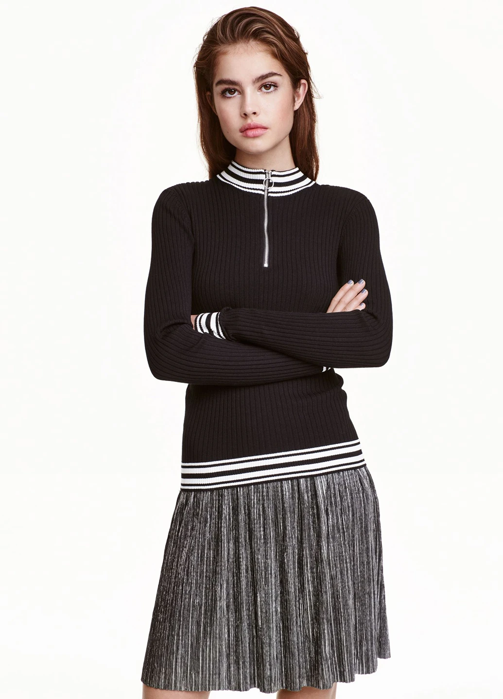 Чорний демісезонний светр H&M