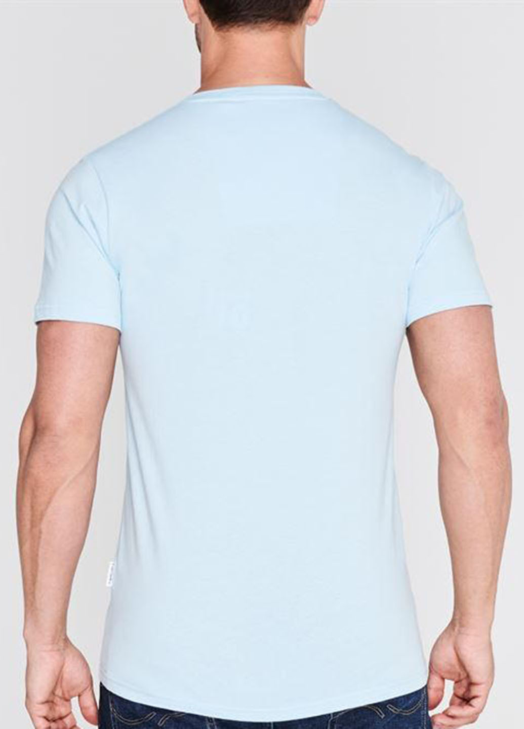 Небесно-голубая футболка Pierre Cardin