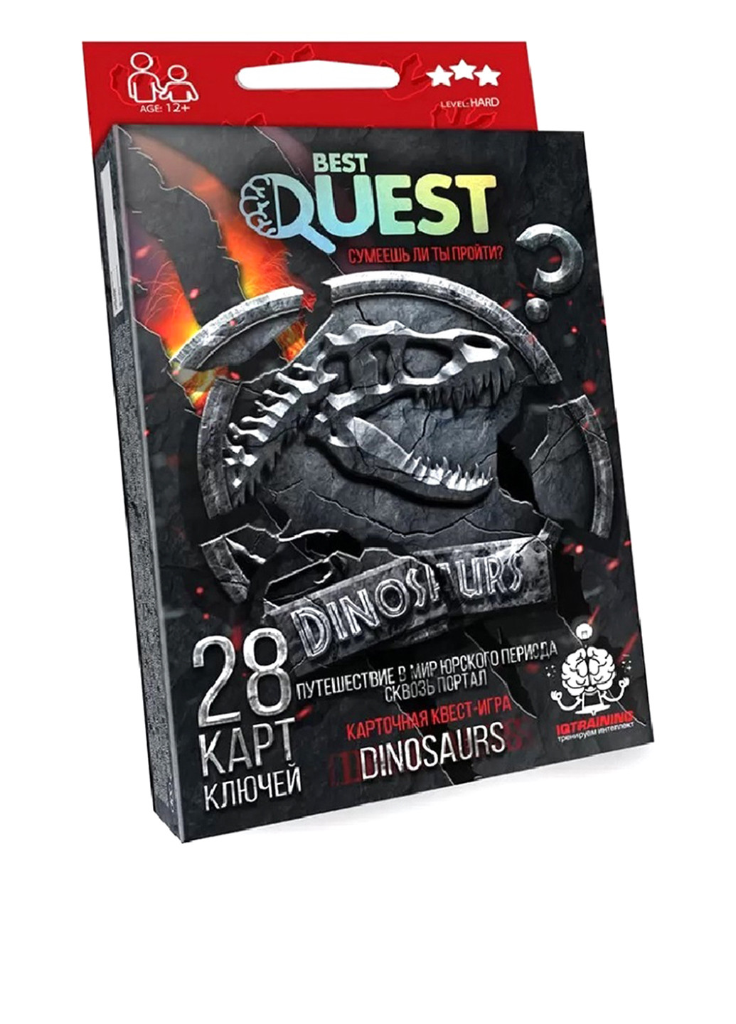 Настільна гра Quest Dinosaurs (28 ел.) Danko Toys (183639221)
