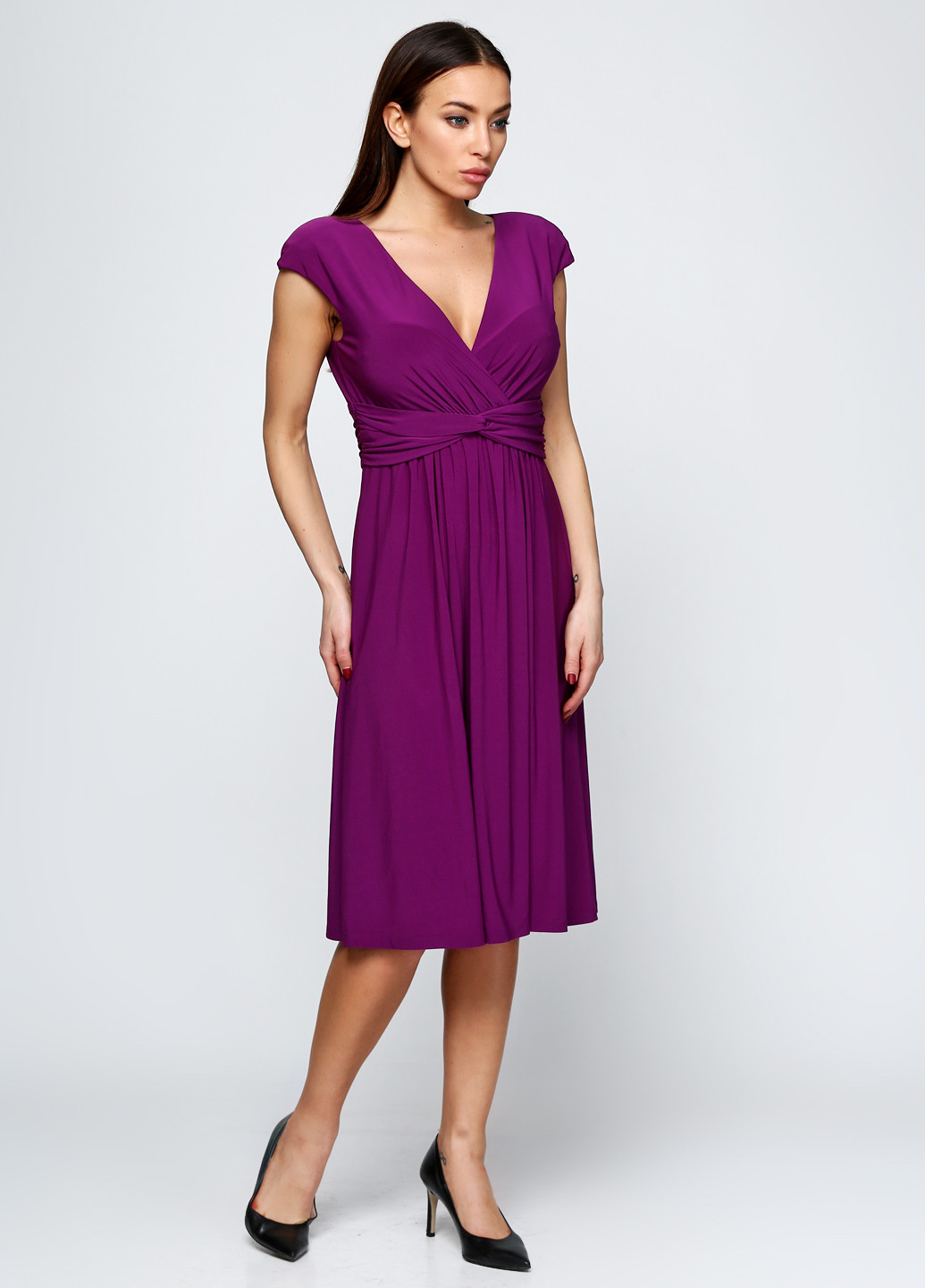 Фиолетовое кэжуал платье Chaps
