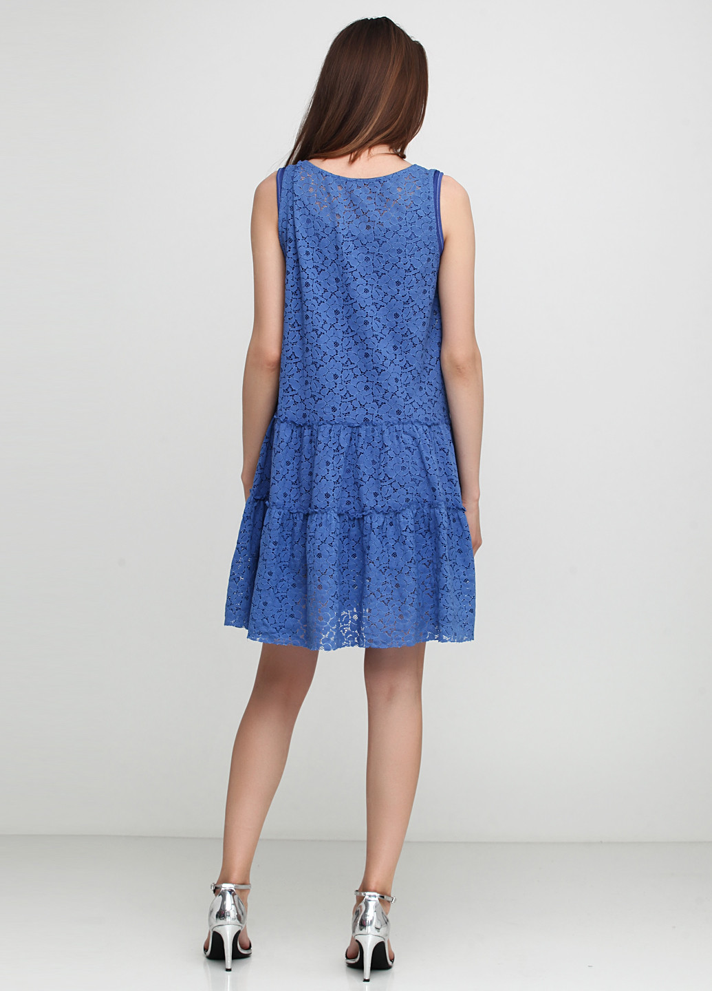 Синя кежуал сукня Moda in Italy однотонна