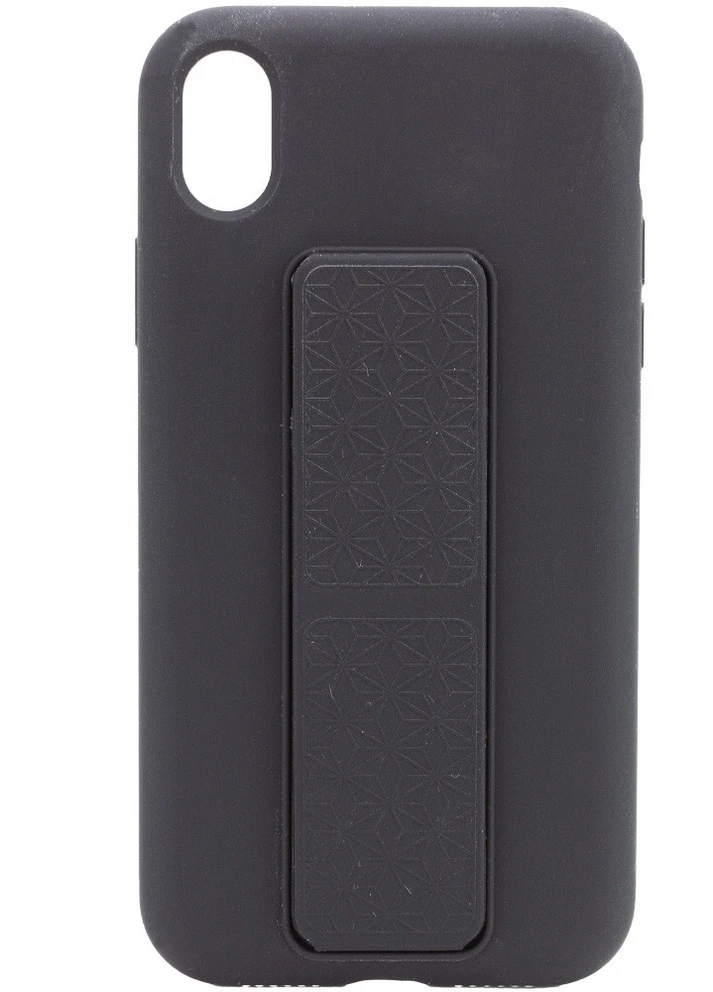 Чохол Silicone Case Hand Holder для Apple iPhone XS Max (6.5 ') Чорний / Black (is_00000041594_7) Epik (229726465)