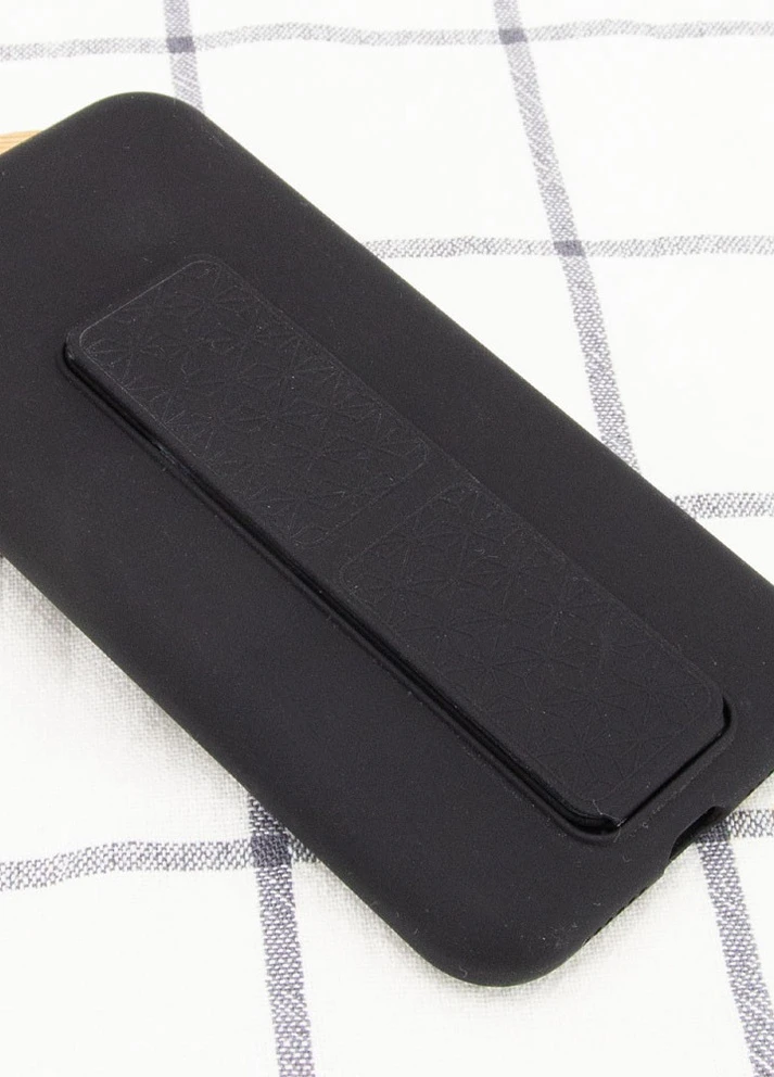 Чохол Silicone Case Hand Holder для Apple iPhone XS Max (6.5 ') Чорний / Black (is_00000041594_7) Epik (229726465)