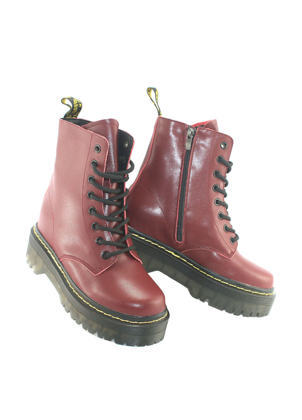 Зимние ботинки берцы No Brand со шнуровкой