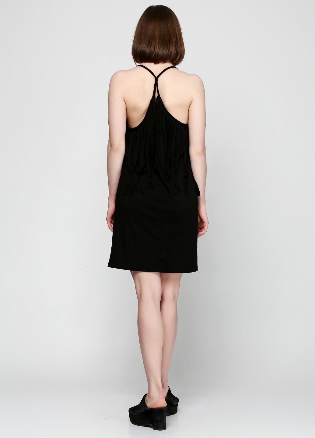 Чорна кежуал сукня Miami Style однотонна