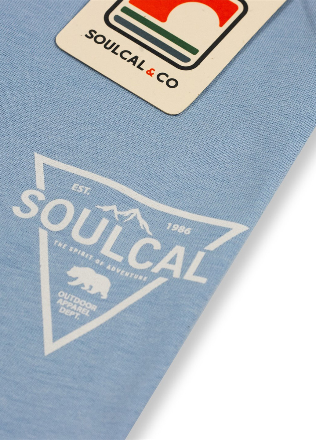 Блакитна футболка Soulcal & Co