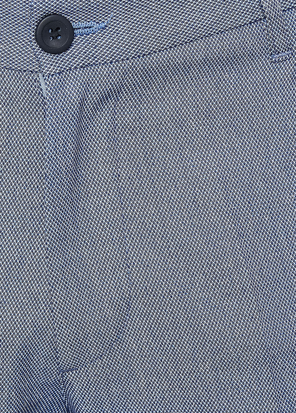 Голубые классические демисезонные классические брюки KOTON