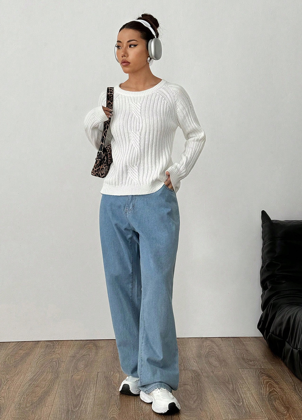 Молочний демісезонний джемпер джемпер SHEIN