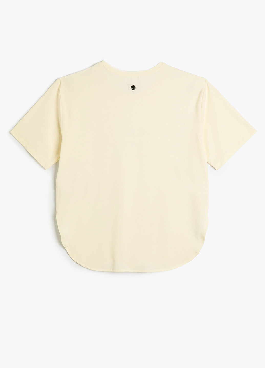 Кремовая летняя футболка KOTON
