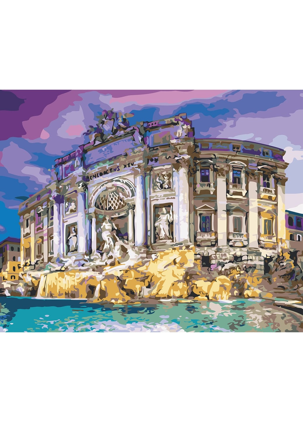 Картина по номерам "Фонтан Треві" 40х50 см ArtStory (250449460)