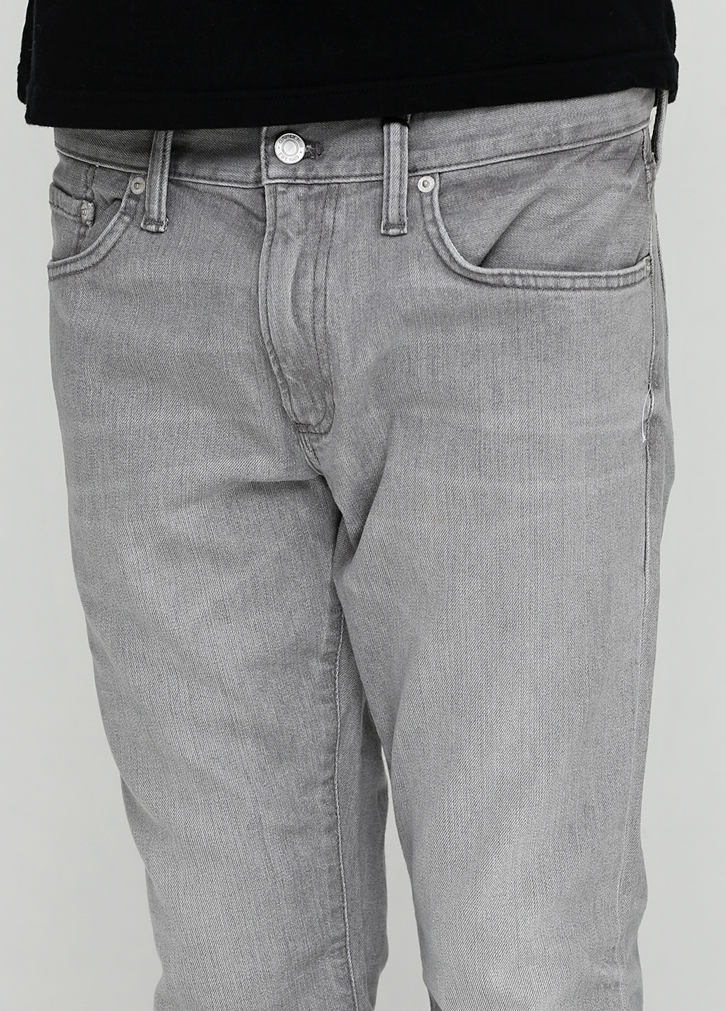 Серые демисезонные скинни джинсы Gap