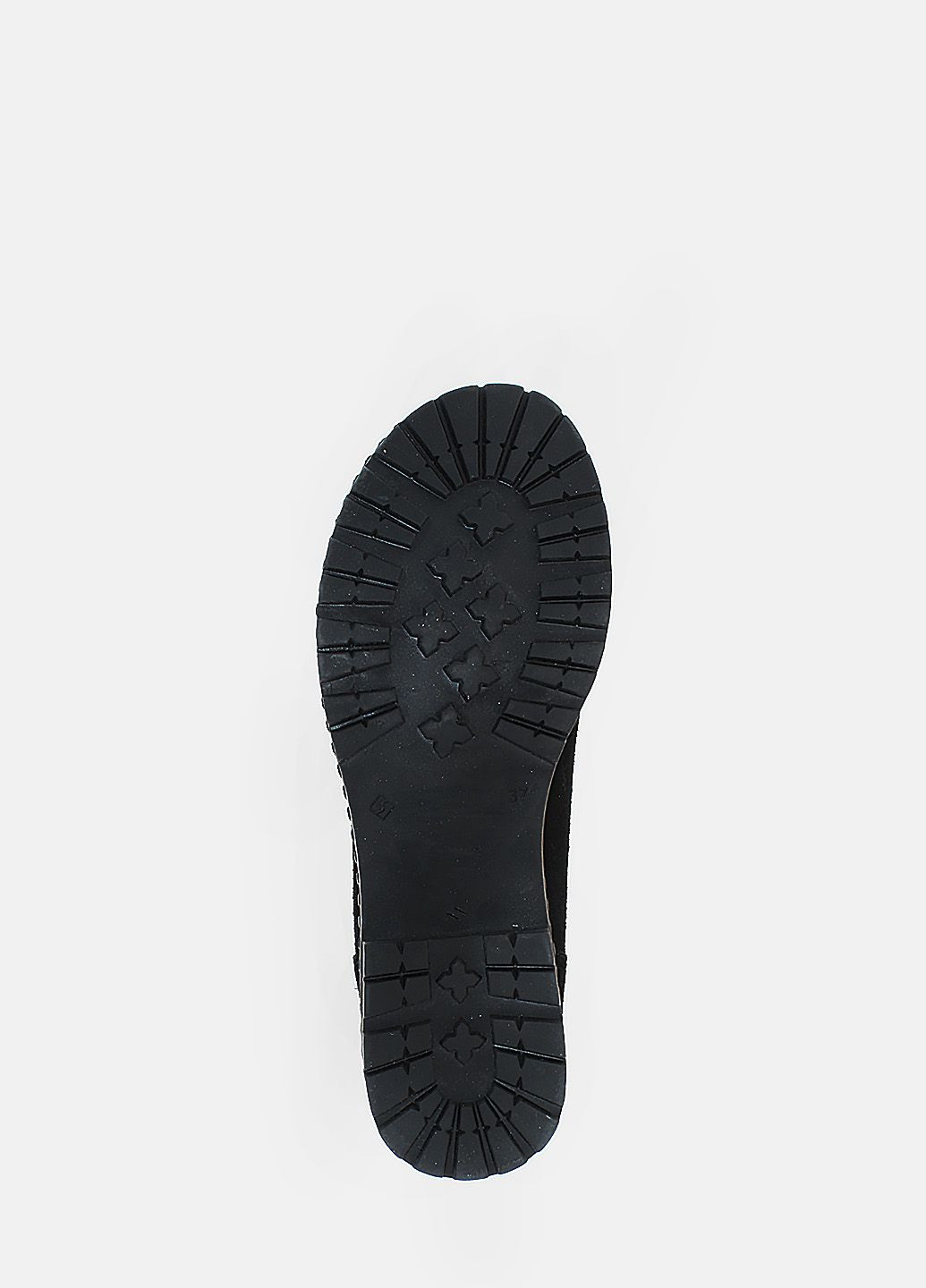 Осенние ботинки ro18228-11 черный Olevit из натуральной замши
